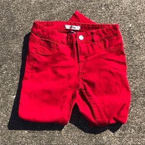 Red Refuge Skinny Jeans, Size 0